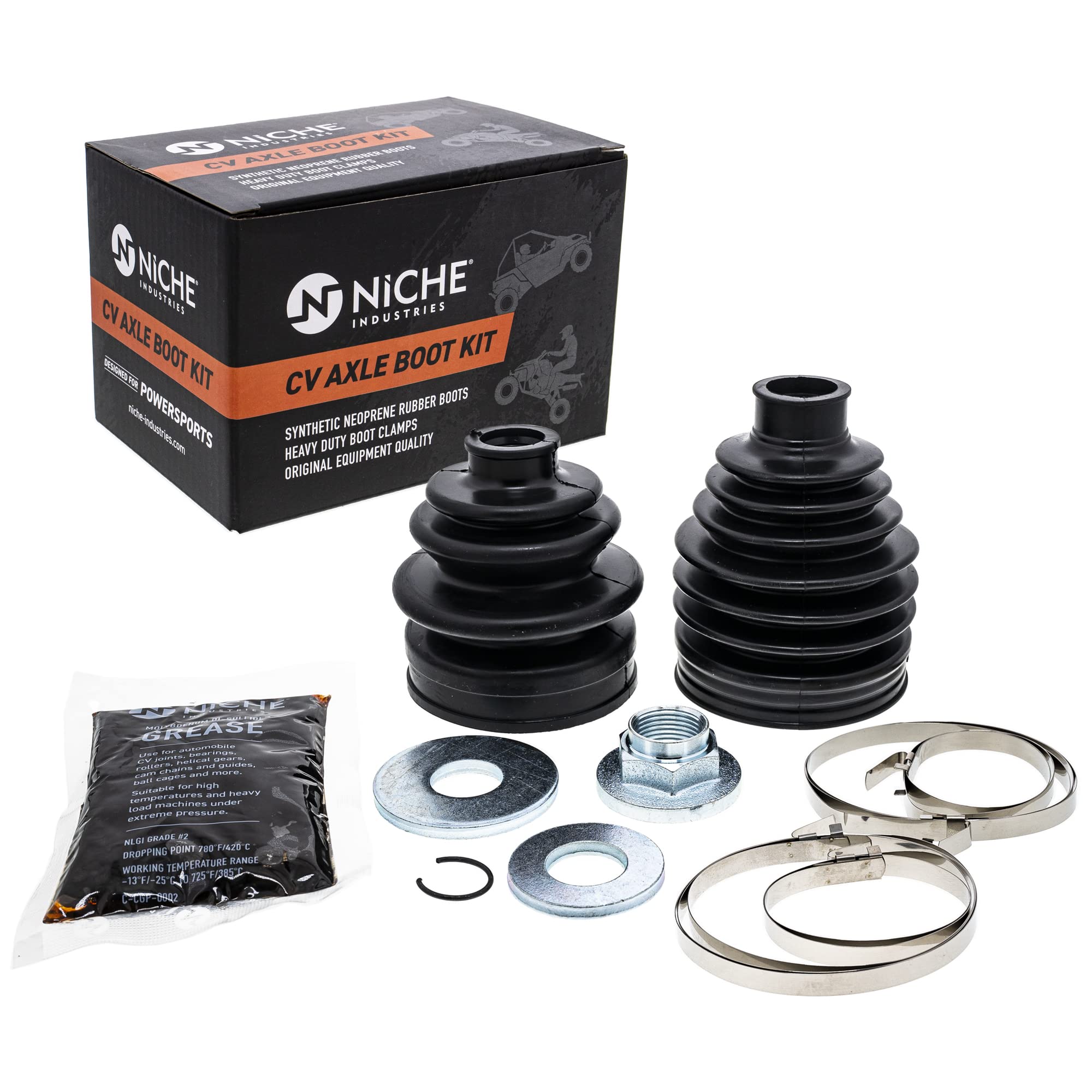 Amazon.com: NICHE Rear CV Axle Boot Kit for Yamaha Grizzly 700